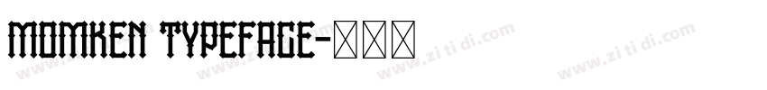 Momken Typeface字体转换